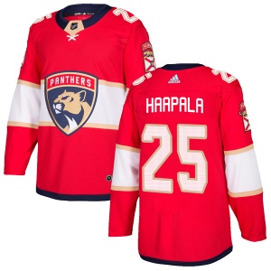 Men's Henrik Haapala Florida Panthers Authentic Home Jersey - Red