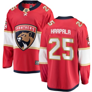 Men's Henrik Haapala Florida Panthers Breakaway Home Jersey - Red