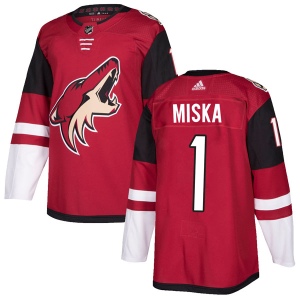 Men's Hunter Miska Arizona Coyotes Authentic Maroon Home Jersey