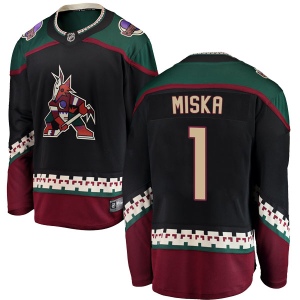 Men's Hunter Miska Arizona Coyotes Breakaway Alternate Jersey - Black