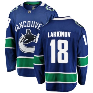 Men's Igor Larionov Vancouver Canucks Breakaway Home Jersey - Blue