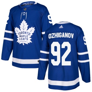 Men's Igor Ozhiganov Toronto Maple Leafs Authentic Home Jersey - Blue