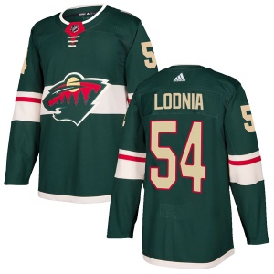 Men's Ivan Lodnia Minnesota Wild Authentic Home Jersey - Green