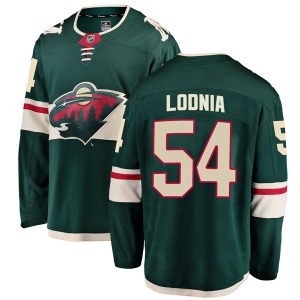 Men's Ivan Lodnia Minnesota Wild Breakaway Home Jersey - Green