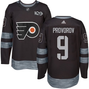 Men's Ivan Provorov Philadelphia Flyers Authentic 1917-2017 100th Anniversary Jersey - Black