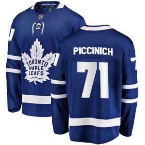 Men's J.J. Piccinich Toronto Maple Leafs Breakaway Home Jersey - Blue