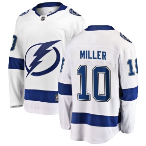 Men's J.T. Miller Tampa Bay Lightning Breakaway Away Jersey - White