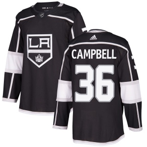 Men's Jack Campbell Los Angeles Kings Authentic Home Jersey - Black