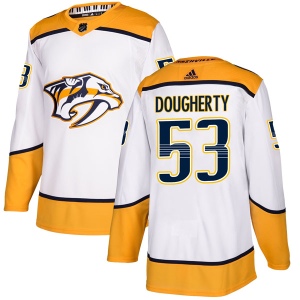 Men's Jack Dougherty Nashville Predators Authentic Away Jersey - White