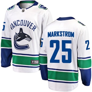 Men's Jacob Markstrom Vancouver Canucks Breakaway Away Jersey - White