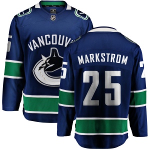 Men's Jacob Markstrom Vancouver Canucks Home Breakaway Jersey - Blue