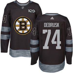 Men's Jake DeBrusk Boston Bruins Authentic 1917-2017 100th Anniversary Jersey - Black