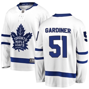 Men's Jake Gardiner Toronto Maple Leafs Breakaway Away Jersey - White