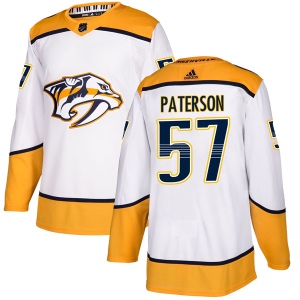 Men's Jake Paterson Nashville Predators Authentic Away Jersey - White