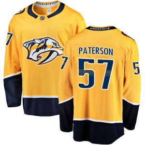 Men's Jake Paterson Nashville Predators Breakaway Home Jersey - Gold