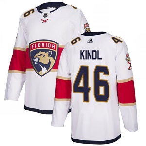 Men's Jakub Kindl Florida Panthers Authentic Away Jersey - White