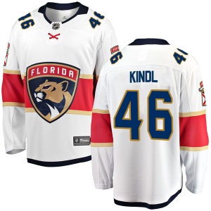 Men's Jakub Kindl Florida Panthers Breakaway Away Jersey - White