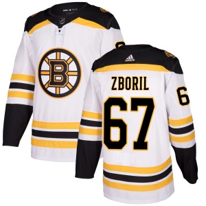 Men's Jakub Zboril Boston Bruins Authentic Jersey - White