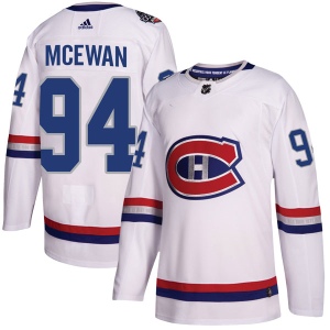 Men's James McEwan Montreal Canadiens Authentic 2017 100 Classic Jersey - White