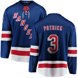 Men's James Patrick New York Rangers Home Breakaway Jersey - Blue