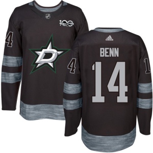 Men's Jamie Benn Dallas Stars Authentic 1917-2017 100th Anniversary Jersey - Black