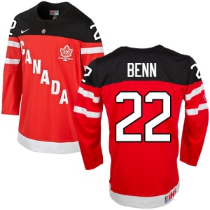 Men's Jamie Benn Team Canada Premier 100th Anniversary Olympic Hockey Jersey - Red