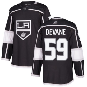 Men's Jamie Devane Los Angeles Kings Authentic Home Jersey - Black