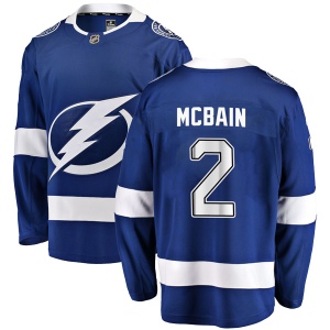 Men's Jamie McBain Tampa Bay Lightning Breakaway Home Jersey - Blue