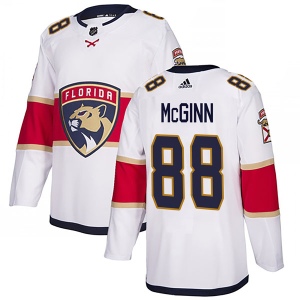 Men's Jamie McGinn Florida Panthers Authentic Away Jersey - White