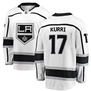 Men's Jari Kurri Los Angeles Kings Breakaway Away Jersey - White