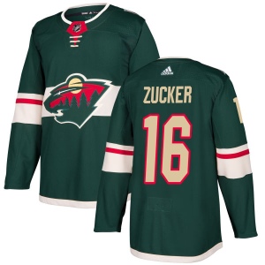 Men's Jason Zucker Minnesota Wild Authentic Jersey - Green