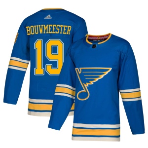 Men's Jay Bouwmeester St. Louis Blues Authentic Alternate Jersey - Blue