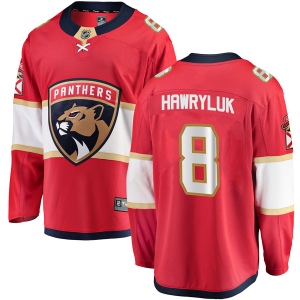 Men's Jayce Hawryluk Florida Panthers Breakaway Home Jersey - Red