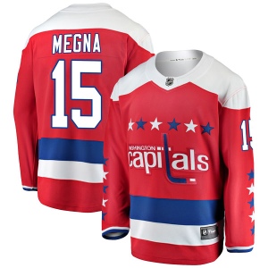 Men's Jayson Megna Washington Capitals Breakaway Alternate Jersey - Red