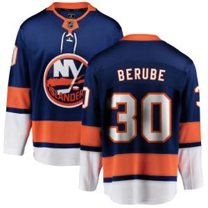 Men's Jean-Francois Berube New York Islanders Home Breakaway Jersey - Blue