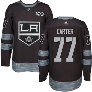 Men's Jeff Carter Los Angeles Kings Authentic 1917-2017 100th Anniversary Jersey - Black