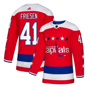 Men's Jeff Friesen Washington Capitals Authentic Alternate Jersey - Red