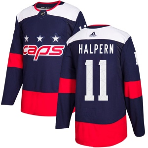 Men's Jeff Halpern Washington Capitals Authentic 2018 Stadium Series Jersey - Navy Blue