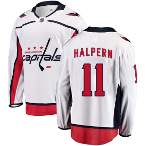 Men's Jeff Halpern Washington Capitals Breakaway Away Jersey - White