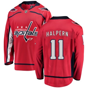 Men's Jeff Halpern Washington Capitals Breakaway Home Jersey - Red