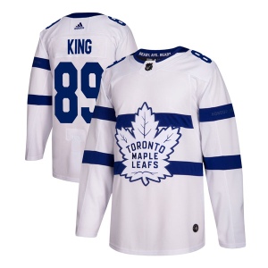 Men's Jeff King Toronto Maple Leafs Authentic 2018 Stadium Series Jersey - White