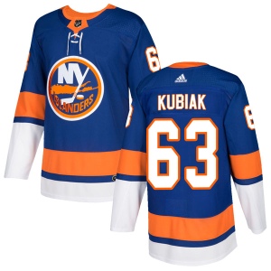 Men's Jeff Kubiak New York Islanders Authentic Home Jersey - Royal