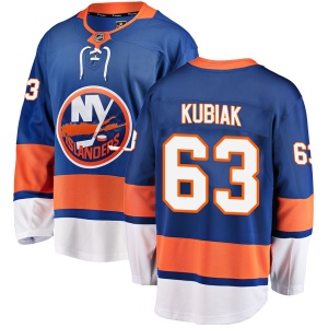 Men's Jeff Kubiak New York Islanders Breakaway Home Jersey - Blue