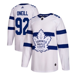 Men's Jeff O'neill Toronto Maple Leafs Authentic 2018 Stadium Series Jersey - White