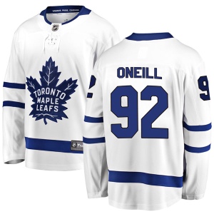 Men's Jeff O'neill Toronto Maple Leafs Breakaway Away Jersey - White