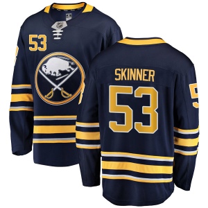 Men's Jeff Skinner Buffalo Sabres Breakaway Home Jersey - Navy Blue