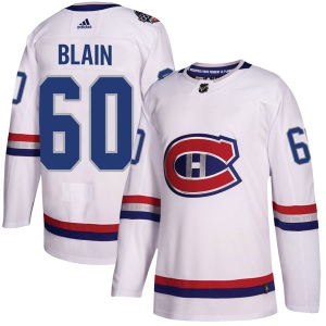 Men's Jeremie Blain Montreal Canadiens Authentic 2017 100 Classic Jersey - White