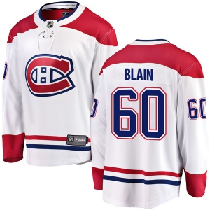 Men's Jeremie Blain Montreal Canadiens Breakaway Away Jersey - White