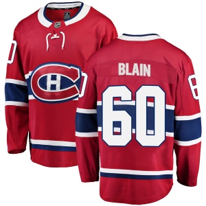 Men's Jeremie Blain Montreal Canadiens Breakaway Home Jersey - Red