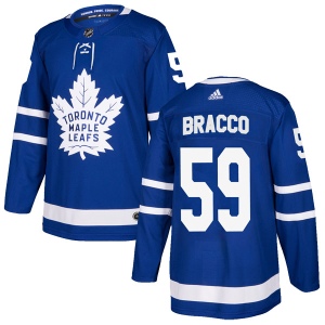 Men's Jeremy Bracco Toronto Maple Leafs Authentic Home Jersey - Blue